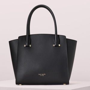 Kate Spade Black Leather Medium Sachet